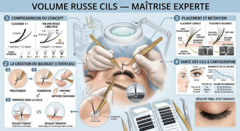 Volume Russe Cils | Maîtrise experte